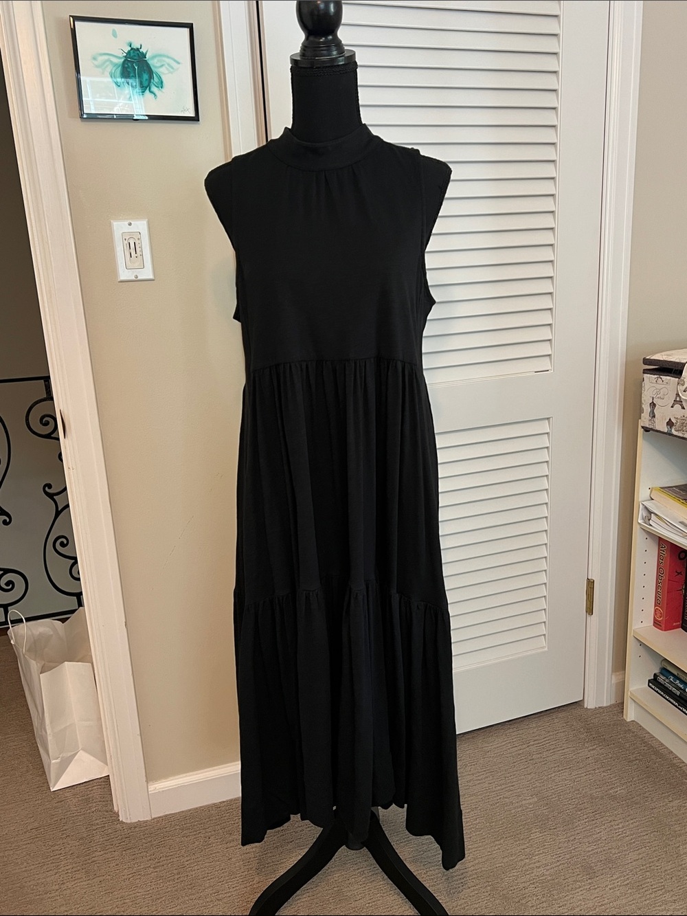 Black tiered dress size 13.